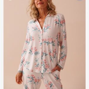La Vie En Rose garden print  Floral Pajama Set